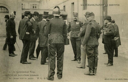 Cérémonie de la réhabilitation d’Alfred Dreyfus, à l’Ecole Militaire